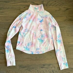 ✨ Zella | Girls Tie-Dye Active Zip-Up Jacket | Size 10–12 ✨